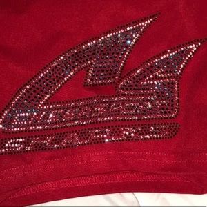 Cheersport Great White Bedazzled Nike Shorts